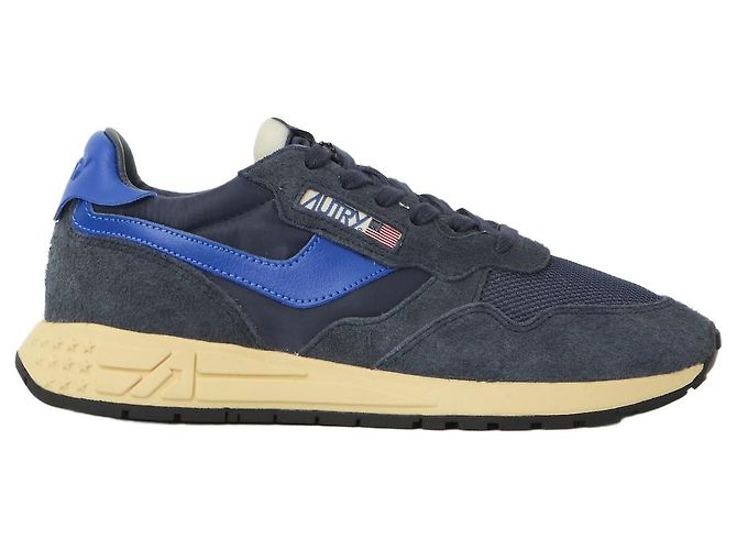 Sneakers Autry in Nylon e Camoscio Blu