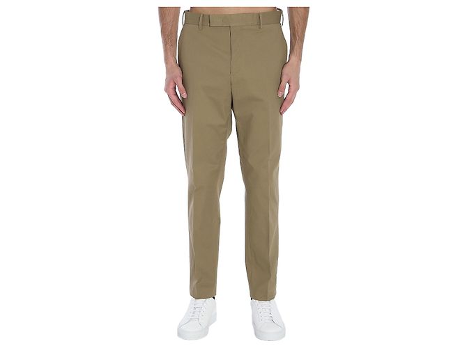 Pantaloni Edge PT Torino beige in cotone
