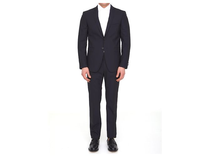 Tonello Traje de dos piezas de lana negro
