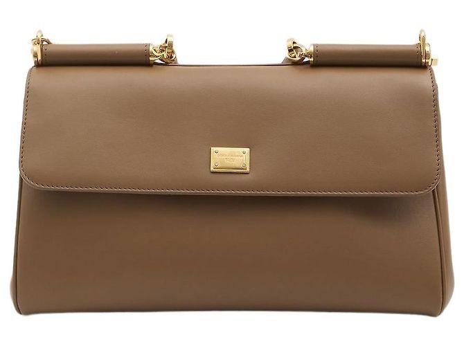 Dolce & Gabbana My Sicily Handtasche medium Braun