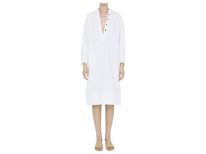 Abito Khaite Brom in cotone bianco