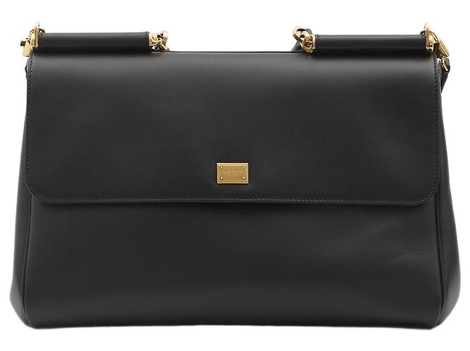 Dolce & Gabbana Meine Sicily Handtasche maxi Schwarz