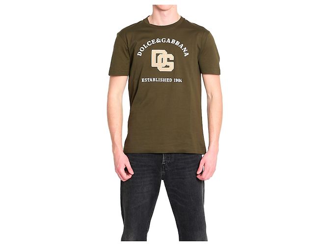T-shirt Dolce & Gabbana de algodão verde