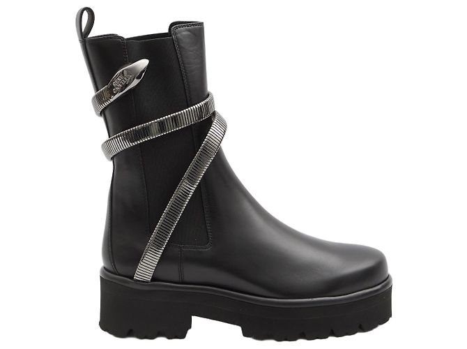 Rene Caovilla Botas biker Juniper 45 Negro