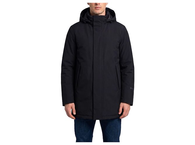 Herno Parka corta de dos capas GORE-TEX® Negro