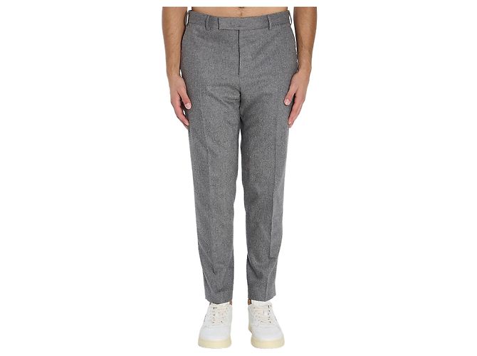 PT Torino Flanellhose Grau Wolle Kaschmir