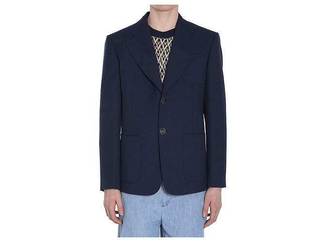 Valentino Garavani Single-breasted jacket Blue