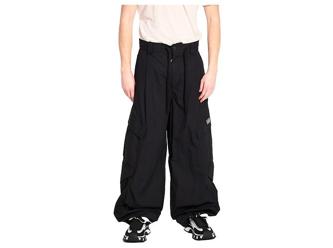 Dolce & Gabbana Pantaloni cargo in cotone stretch nero