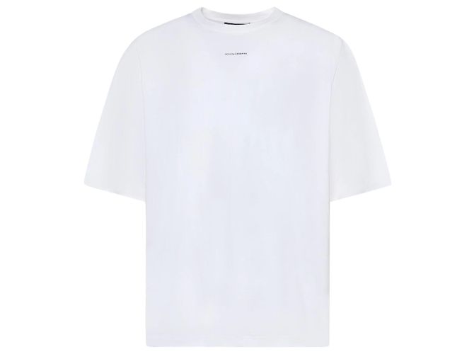 Dolce & Gabbana T-shirt en coton oversized Blanc