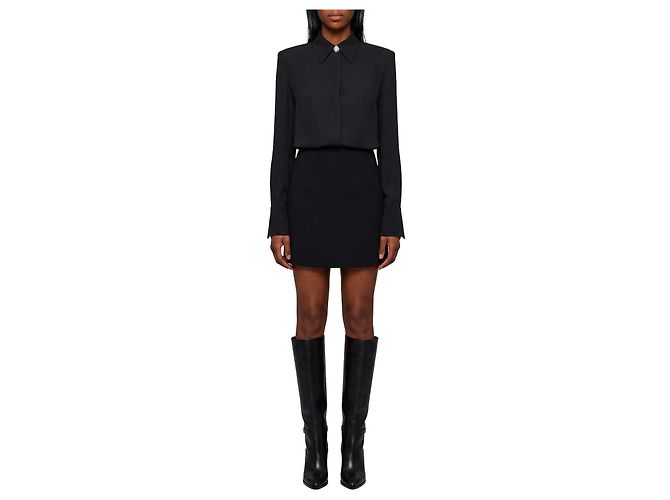 Sutton New York Hemdkleid aus Double Georgette