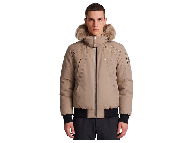 Moose Knuckles Casaco bomber acolchoado em nylon ballistic Marrom