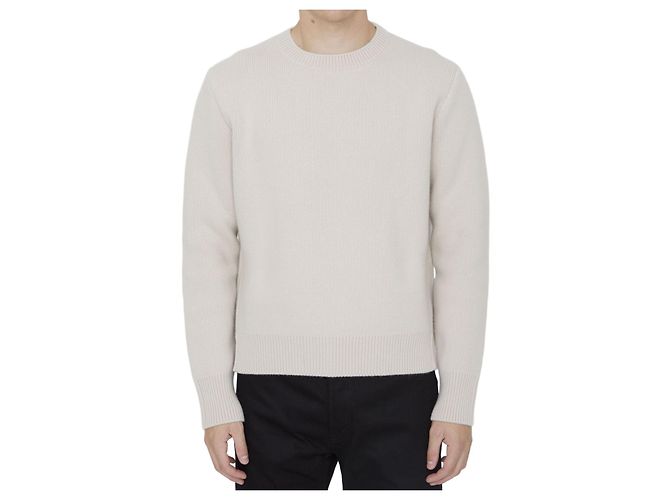 Lanvin Pull en laine et cachemire Écru