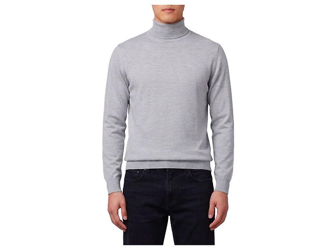 John Smedley Pull Cherwell en gris Nimbus