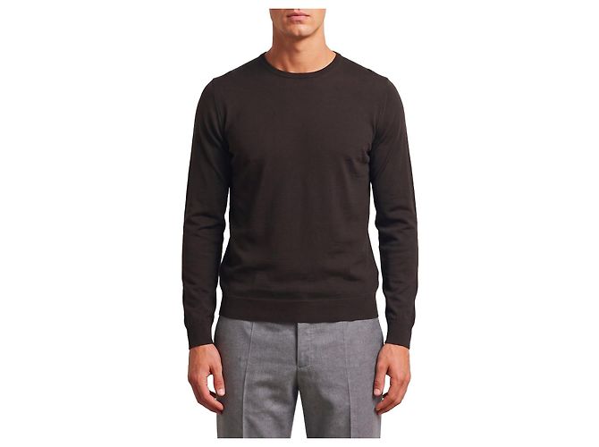 John Smedley Cherwell Pullover in Faulkner brown Braun