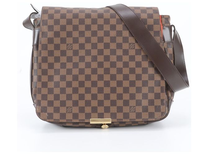 Sac à épaule Louis Vuitton Damier Bastille Damier ebène