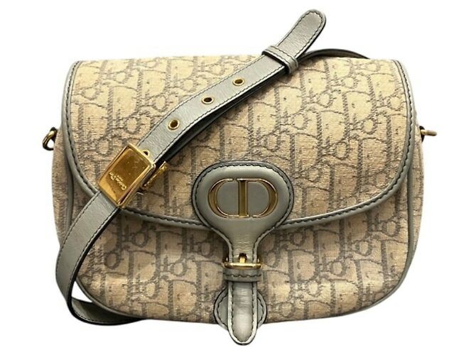 Bolso Christian Dior Dior Bobby Medium Gris