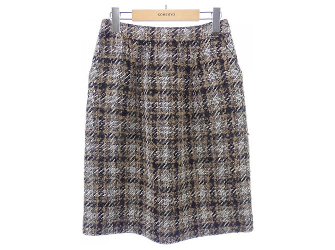 Chanel Skirt Brown Black