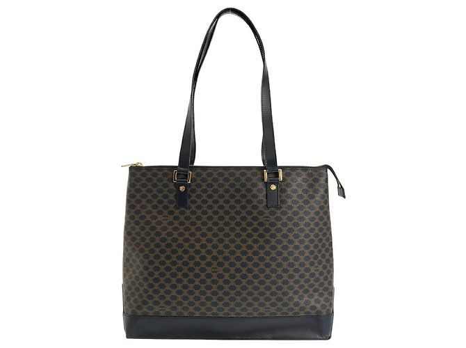 16 Céline Borsa 2way Celine Macadam PVC Marrone