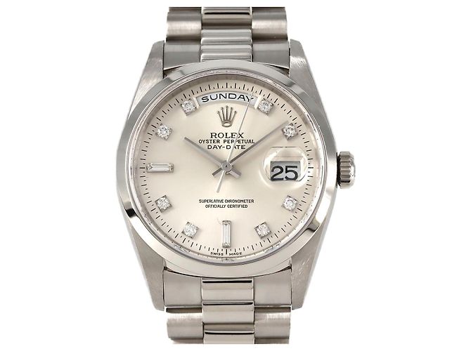 Rolex Day-Date PT Automatic Silber