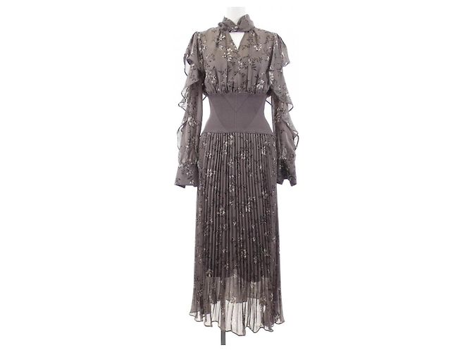 Autre Marque Vestido Snidel Marrom