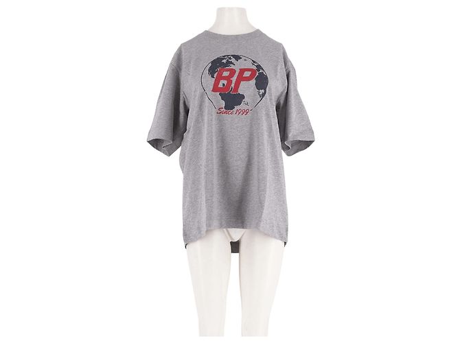 T-shirt Baum und Pferdgarten Cinza de Algodão com Estampa BP