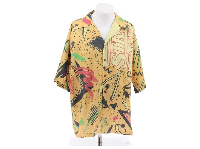 Balmain Camicia gialla stampata Giallo