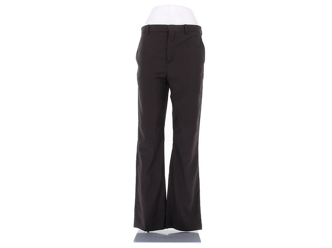 Calças Acne Studios Roxas de Algodão Roxo