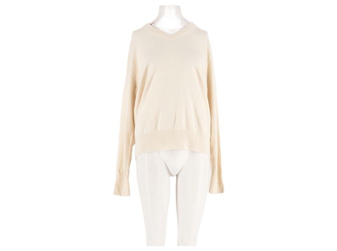 Autre Marque Pull en cachemire blanc