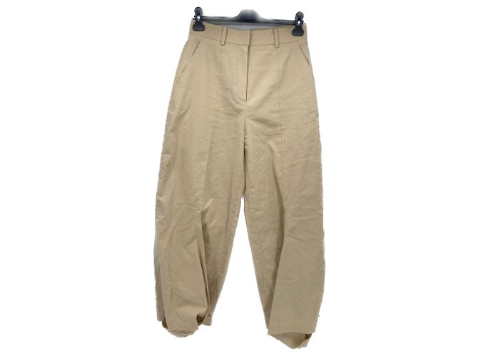 Autre Marque Beige Baumwollhose