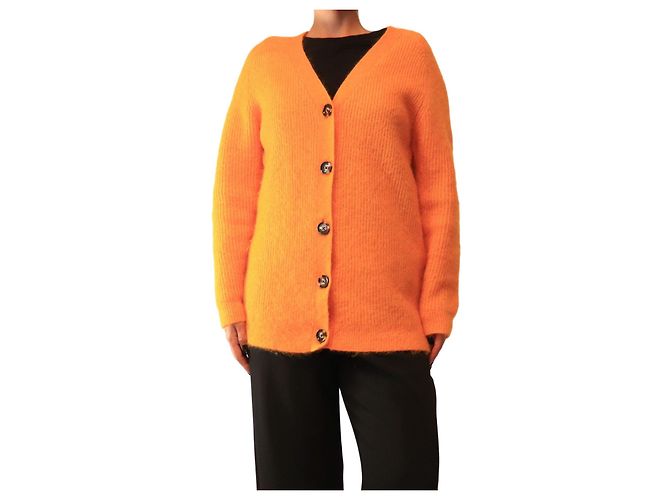 Ganni Strickcardigan orange - size M