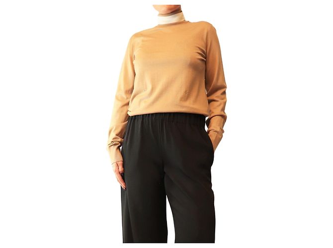 Céline Brown high-neck top - size L