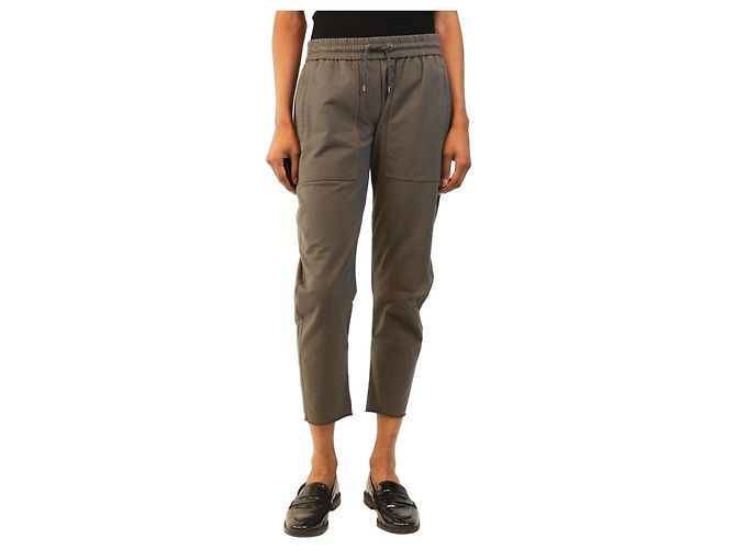 Brunello Cucinelli Graue Hose mit Kordelzug - size S