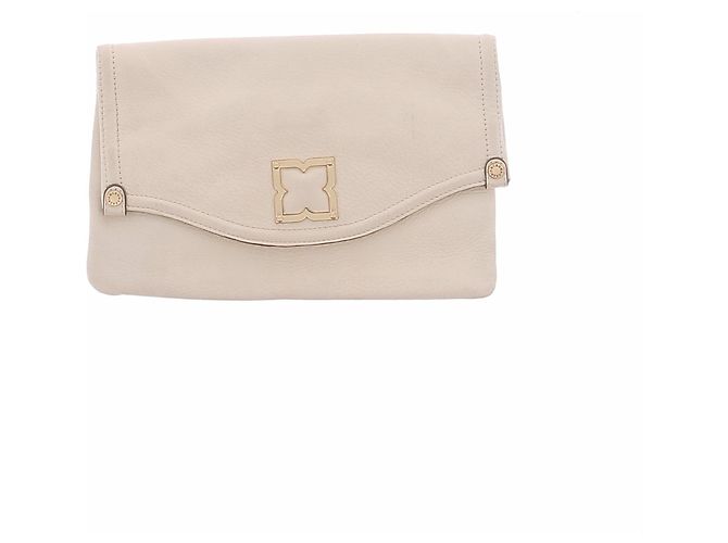 Max Mara Bolsa de mão em couro bege