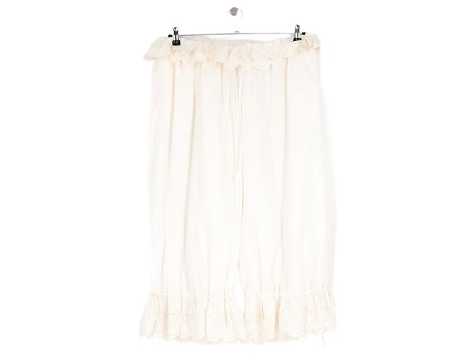 Autre Marque H&M White Cotton Pants