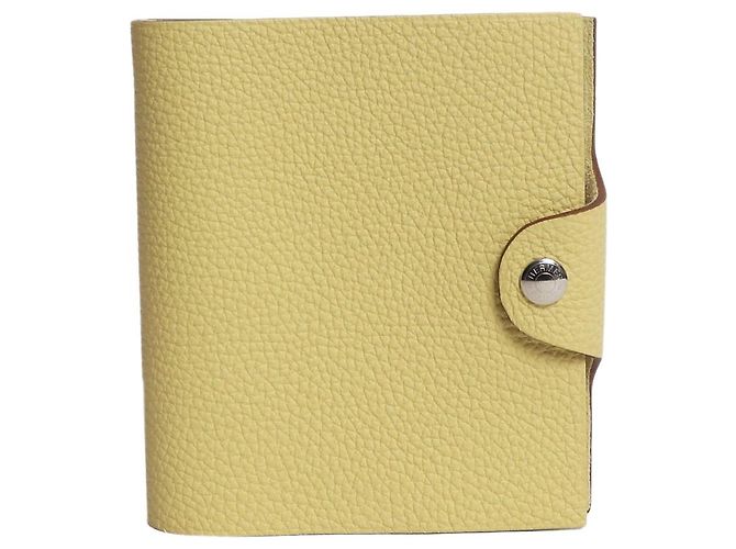 Hermès Mini carnet Ulysse jaune