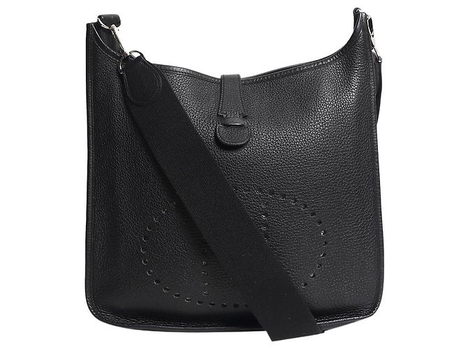 Hermès Borsa a tracolla Evelyne 29 2006 Clemence nera Nero