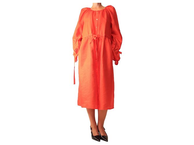 Autre Marque Red button-down dress - size S