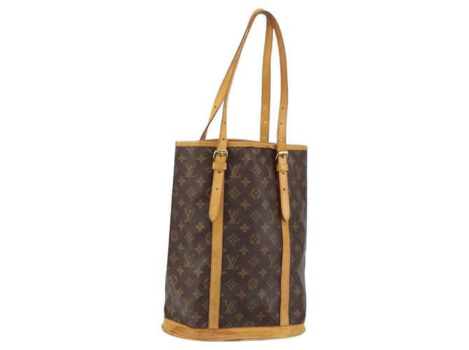 LOUIS VUITTON Monogram Bucket GM Shoulder Bag M42236 LV