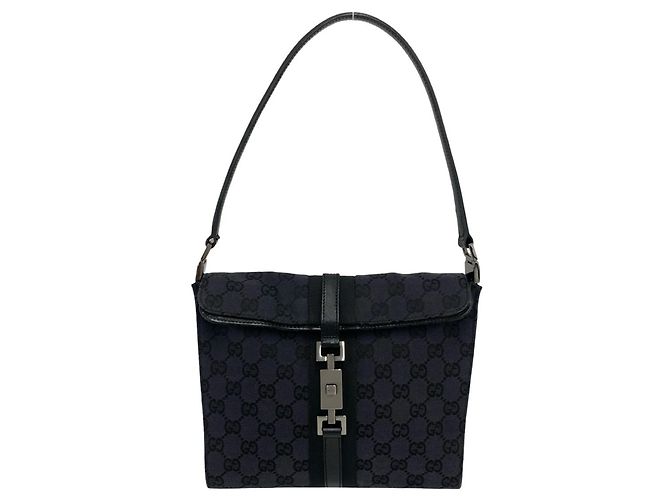 Borsa a tracolla in pelle Gucci Jackie Nero