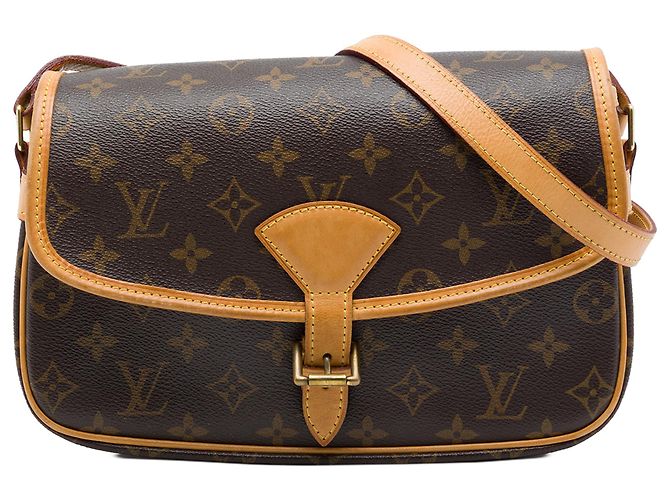 Louis Vuitton Brown Monogram Sologne Marrom