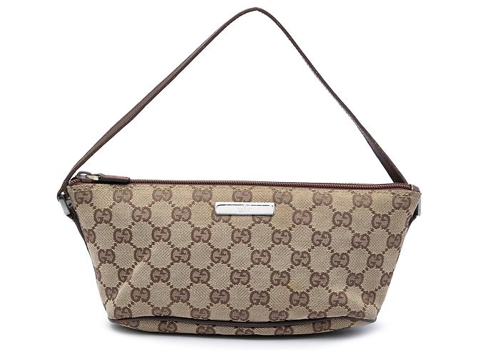Gucci Beige GG Canvas Boat Bege