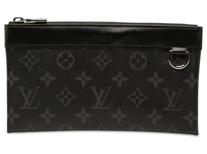 Louis Vuitton Black Monogram Eclipse Pochette Discovery PM Preto