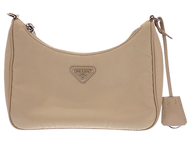 Prada Beige Re Nylon Re Edition 2005 Handtasche
