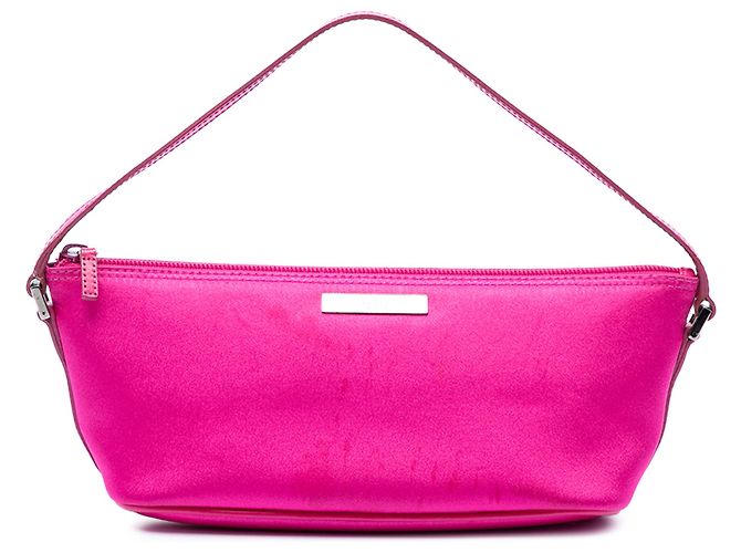 Gucci Pink Nylon Boat Rosa