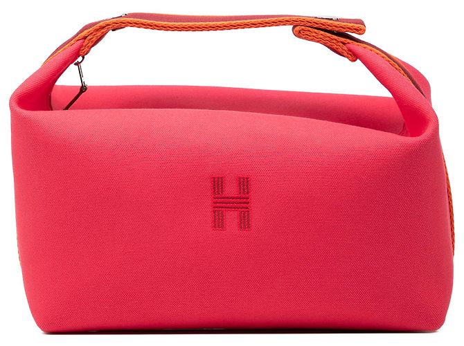 Hermès Pink Large Toile Bride A Brac Case