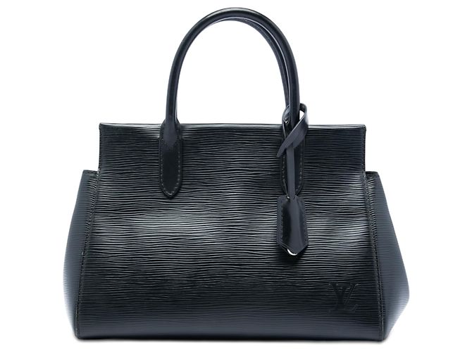 Louis Vuitton Black Epi Marly BB Schwarz