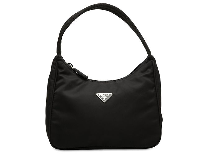 Borsa a tracolla Prada Mini Tessuto Sport Nera Nero