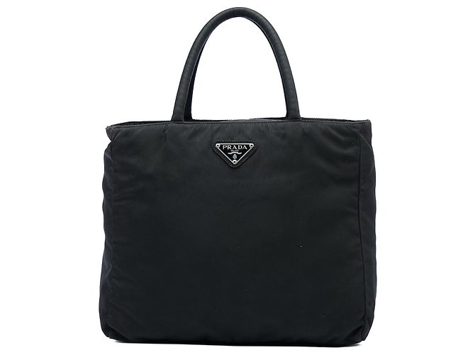 Prada Black Tessuto Tote