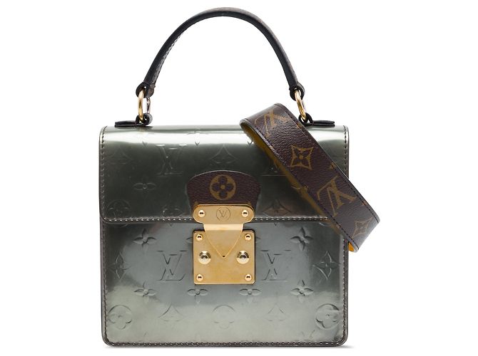 Louis Vuitton Brown Monogram Vernis Spring Street Marron Bronze