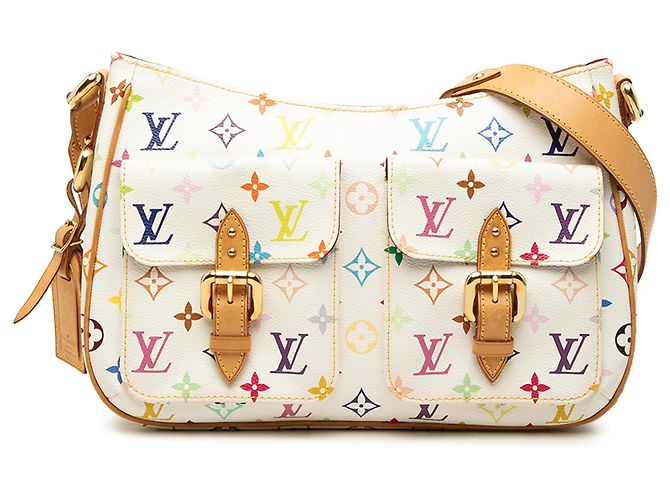 Louis Vuitton White Monogram Multicolore Lodge GM